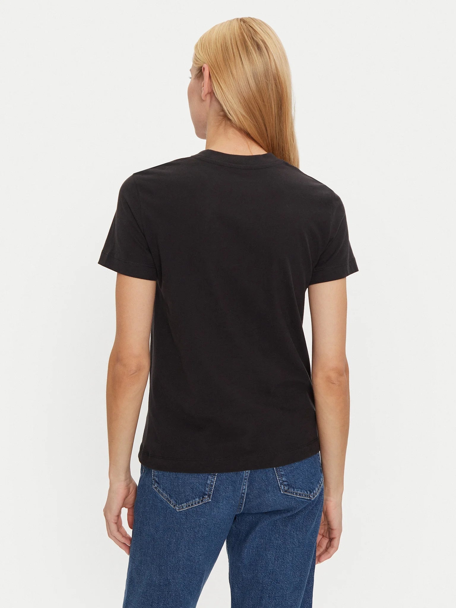 Calvin Klein T Shirt J20j224244 Black Preto_shot3