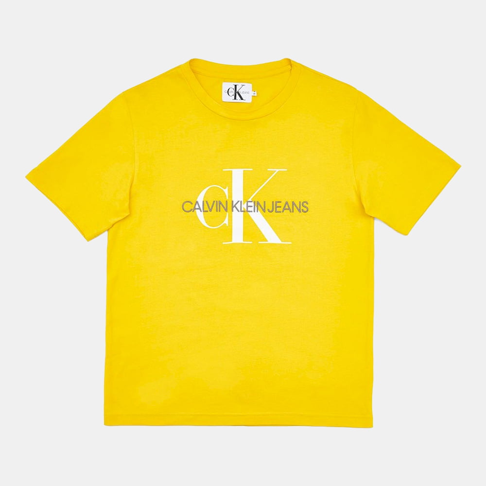 Calvin Klein T Shirt J30j311293 Yellow Amarelo Shot6