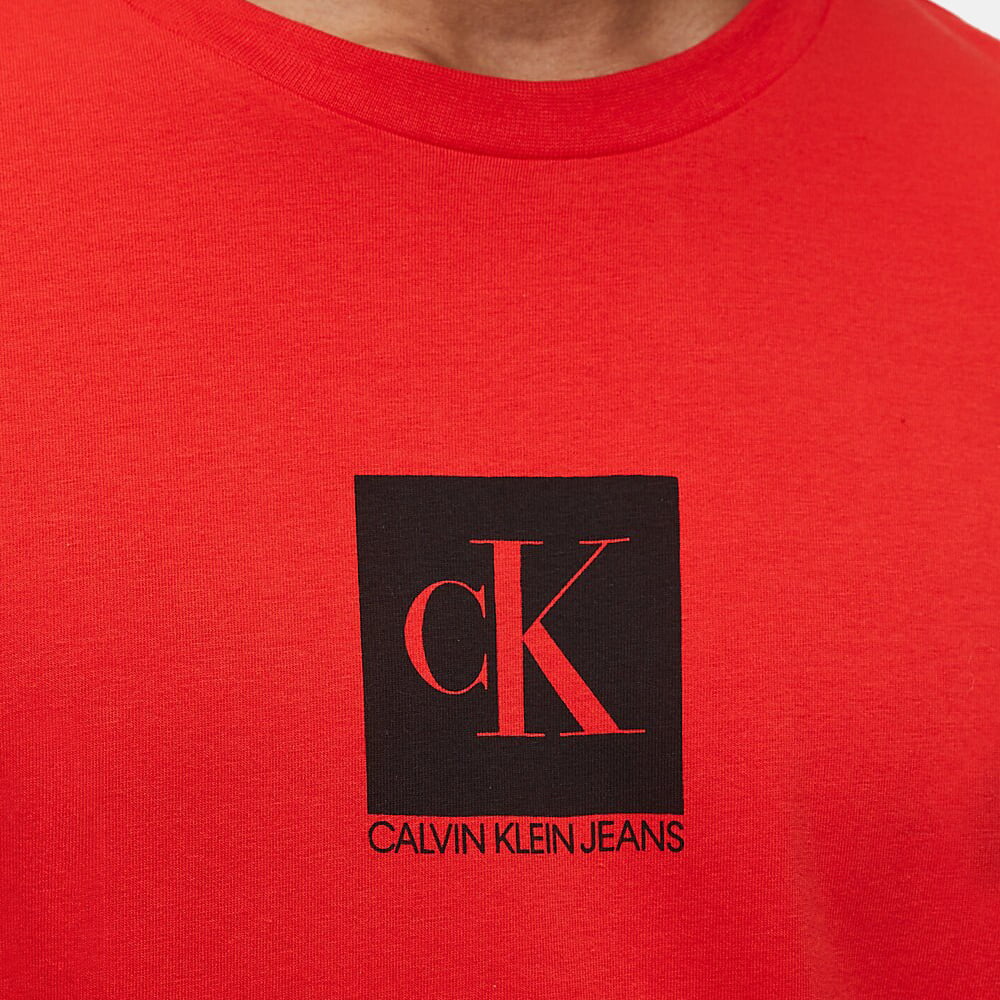 Calvin Klein T Shirt J30j314755 Red Vermelho Shot3