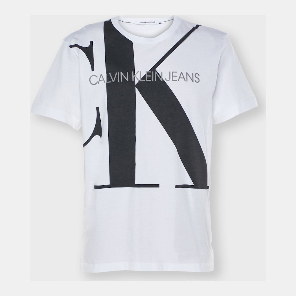 Calvin Klein T Shirt J30j314810 White Branco Shot2