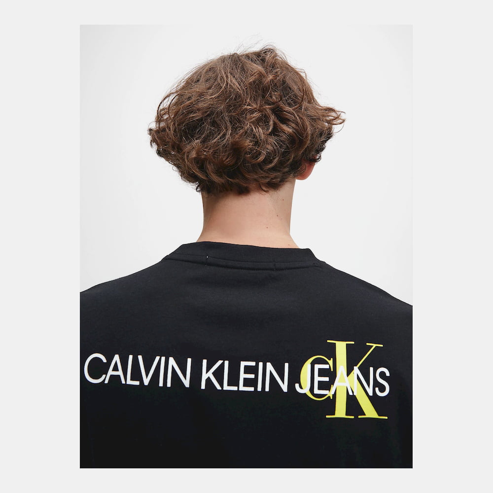 Calvin Klein T Shirt J30j315175 Black Preto Shot3