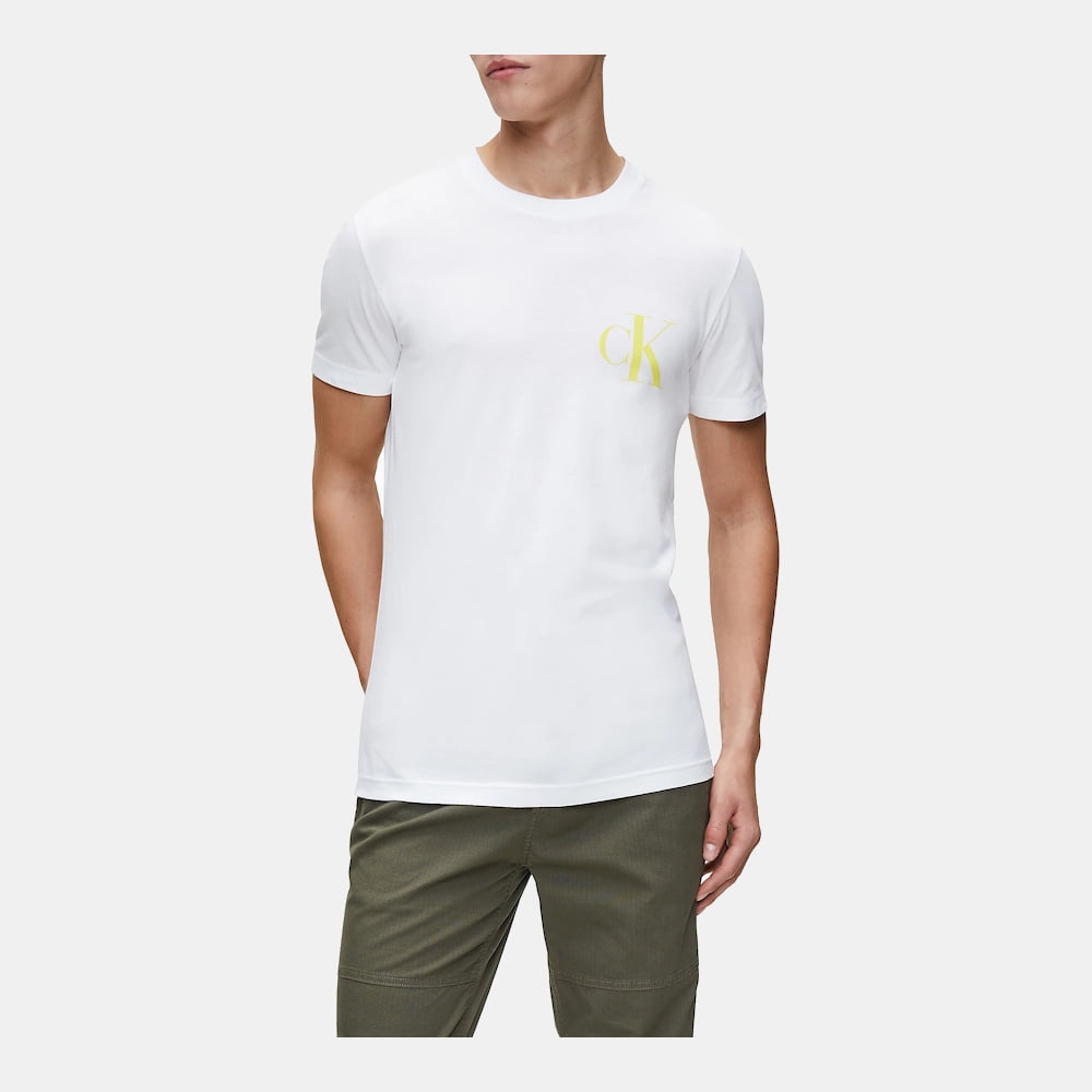 Calvin Klein T Shirt J30j315175 White Branco Shot5