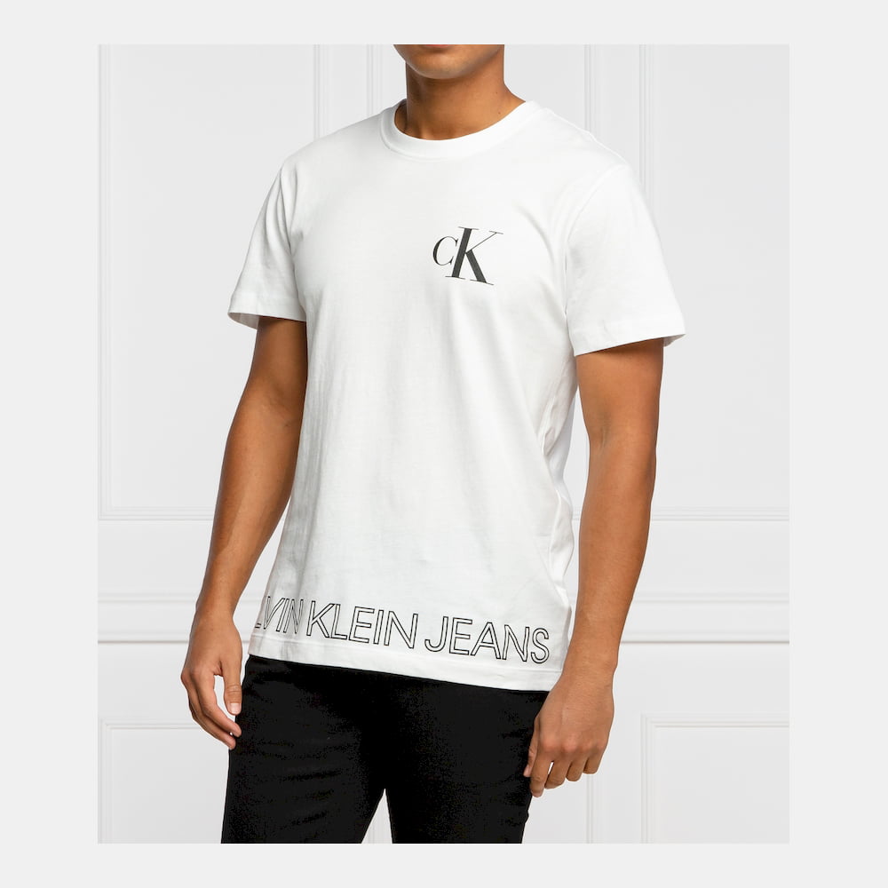 Calvin Klein T Shirt J30j316457 White Branco Shot2