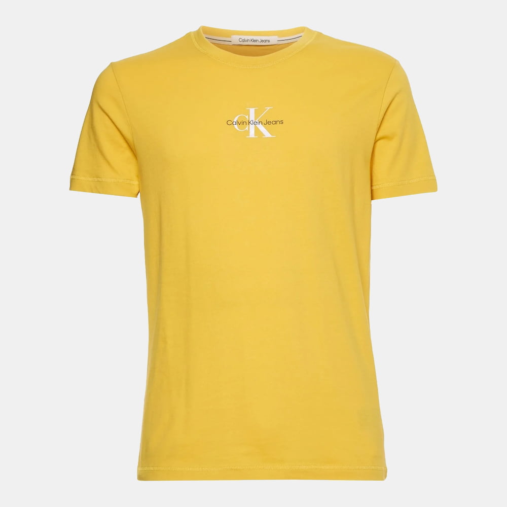 Calvin Klein T Shirt J30j319877 Yellow Amarelo Shot1