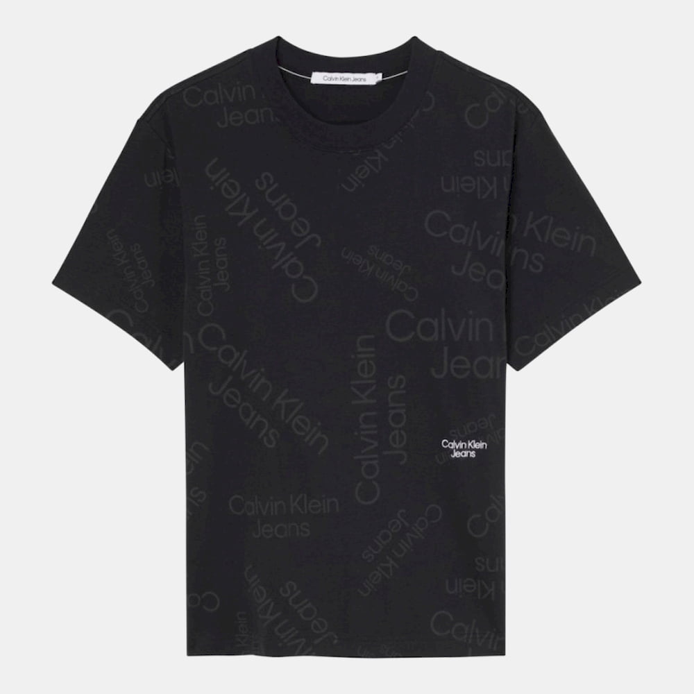 Calvin Klein T Shirt J30j320200 Blk Gry Preto Cinza Shot2