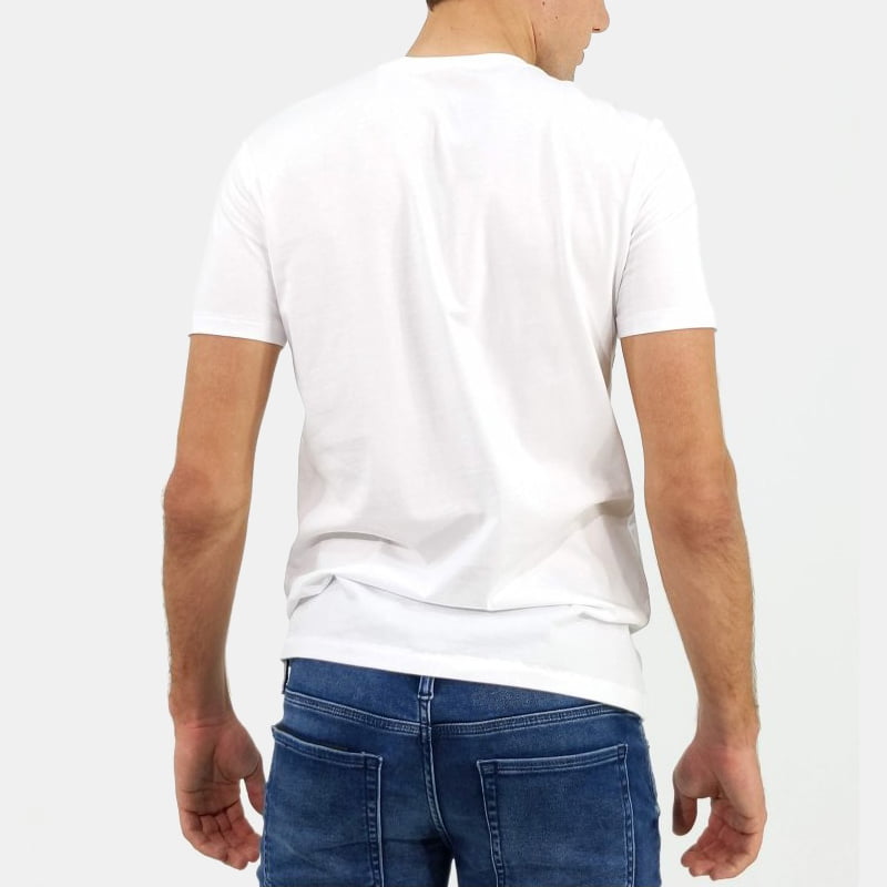 Calvin Klein T Shirt J30j3208060 White Oran Branco Laranja Shot6