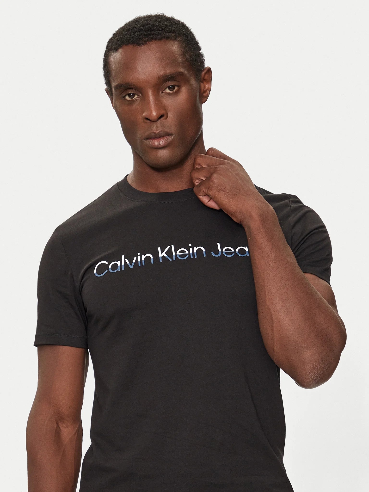 Calvin Klein T Shirt J30j325676 Black Preto_shot1