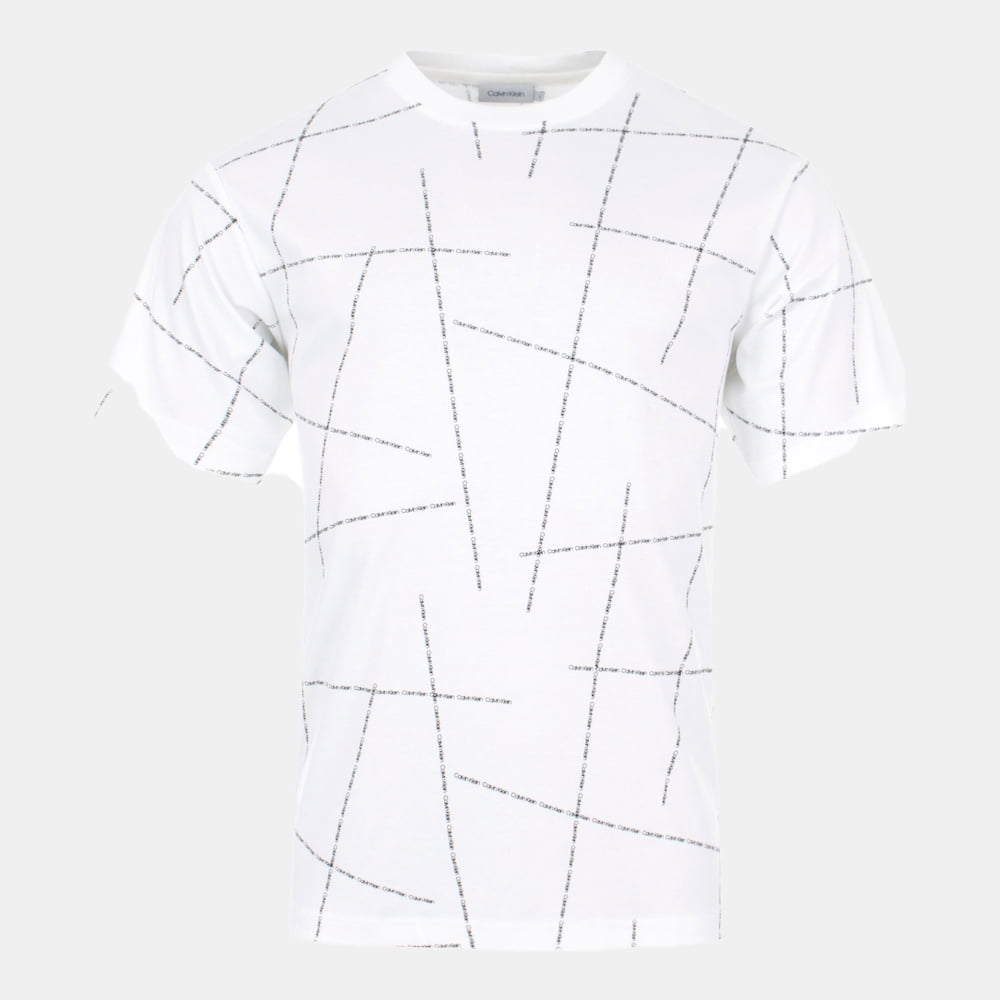 Calvin Klein T Shirt K10k105173 White Branco Shot2