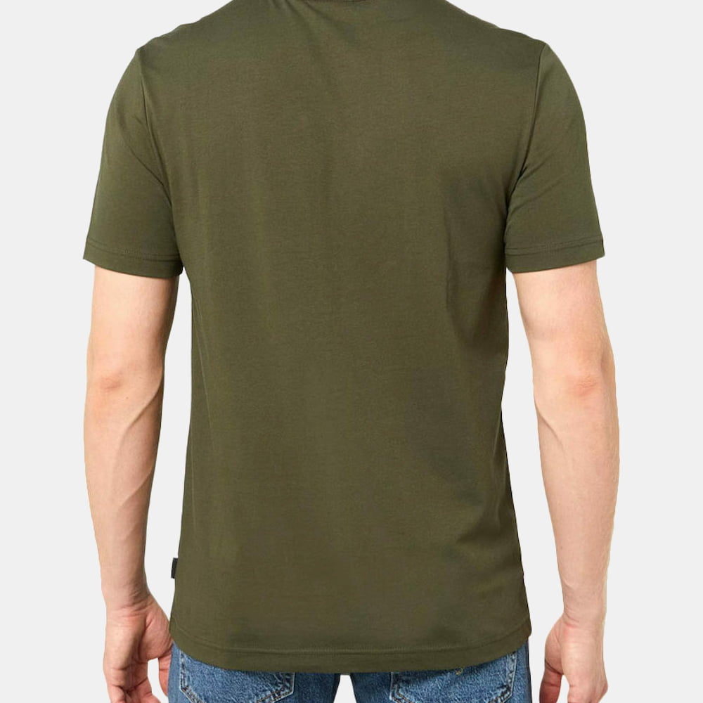 Calvin Klein T Shirt K10k106402 Green Moss Verde Moss Shot1