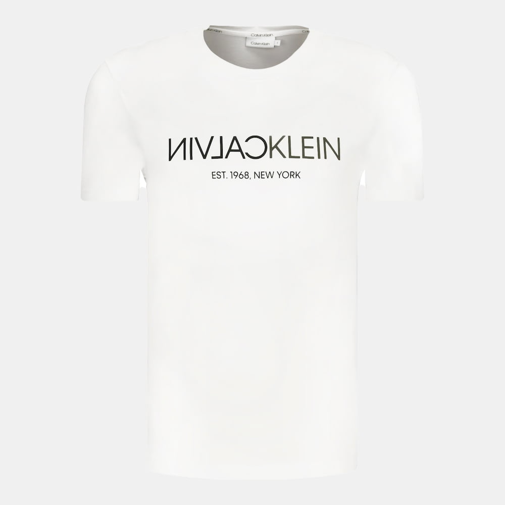 Calvin Klein T Shirt K10k106402 White Branco Shot10