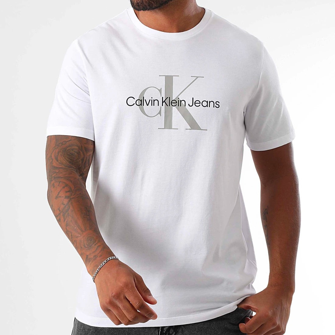 Calvin Klein T Shirt Lv040em286 White Branco_shot1