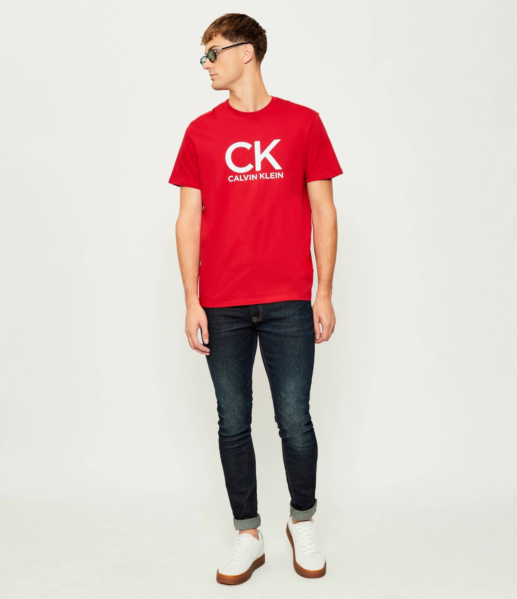 Calvin Klein T Shirt Lv04rd819g Red Vermelho_shot2