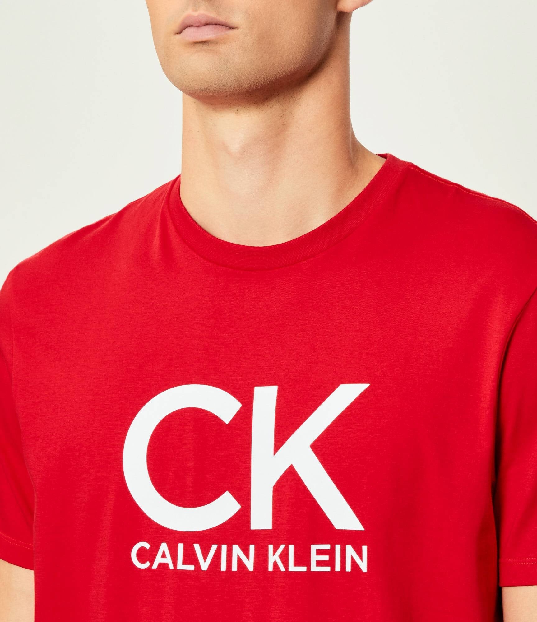Calvin Klein T Shirt Lv04rd819g Red Vermelho_shot4