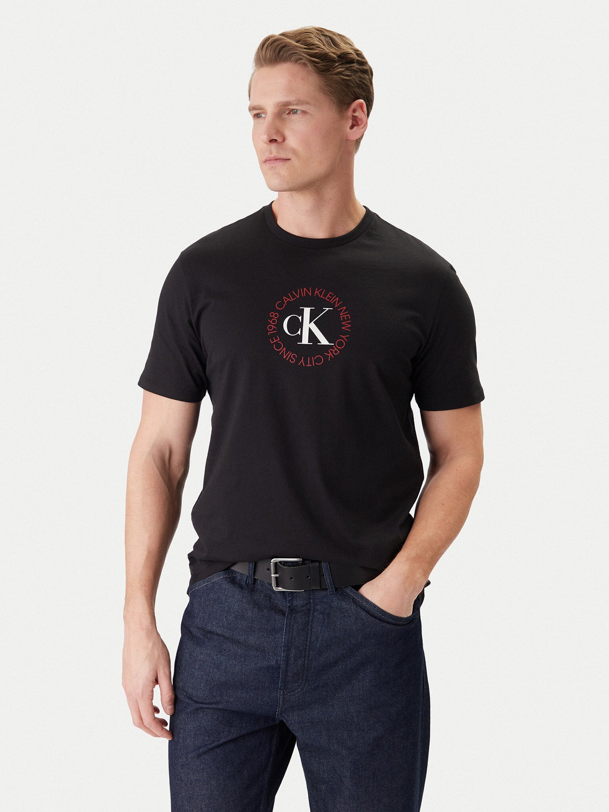 Calvin Klein T Shirt Lv14re816g Black Preto_shot1