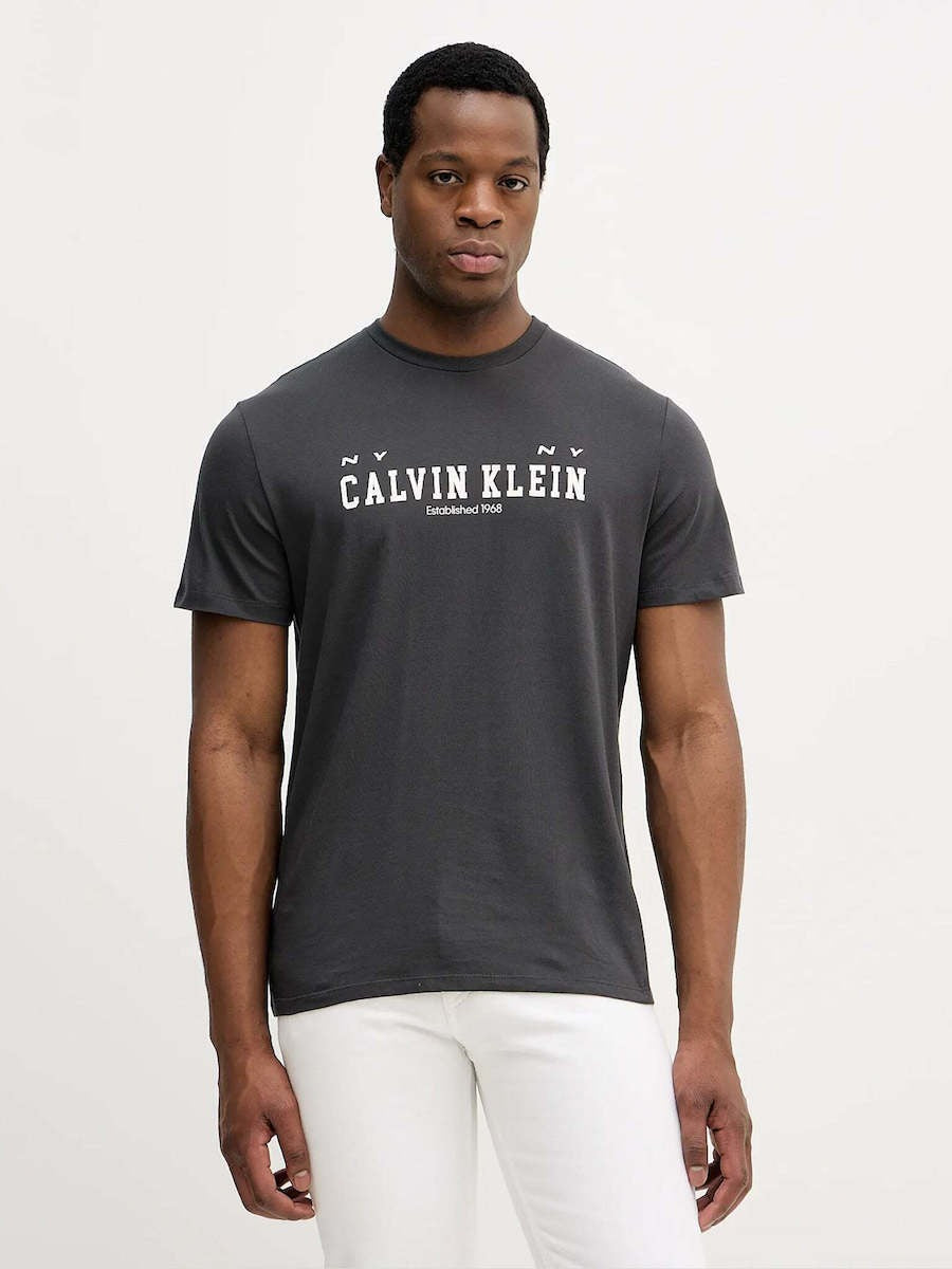 Calvin Klein T Shirt Lv14re817g Black Preto_shot1