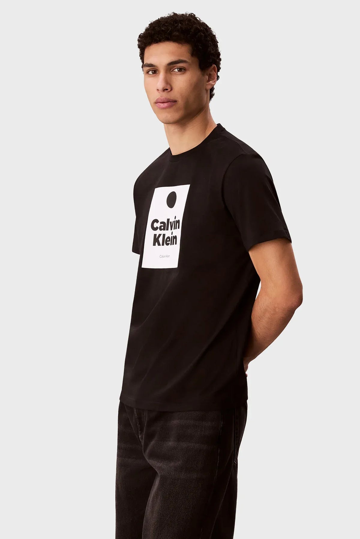 Calvin Klein T Shirt Lv14rf807g Black Preto_shot3
