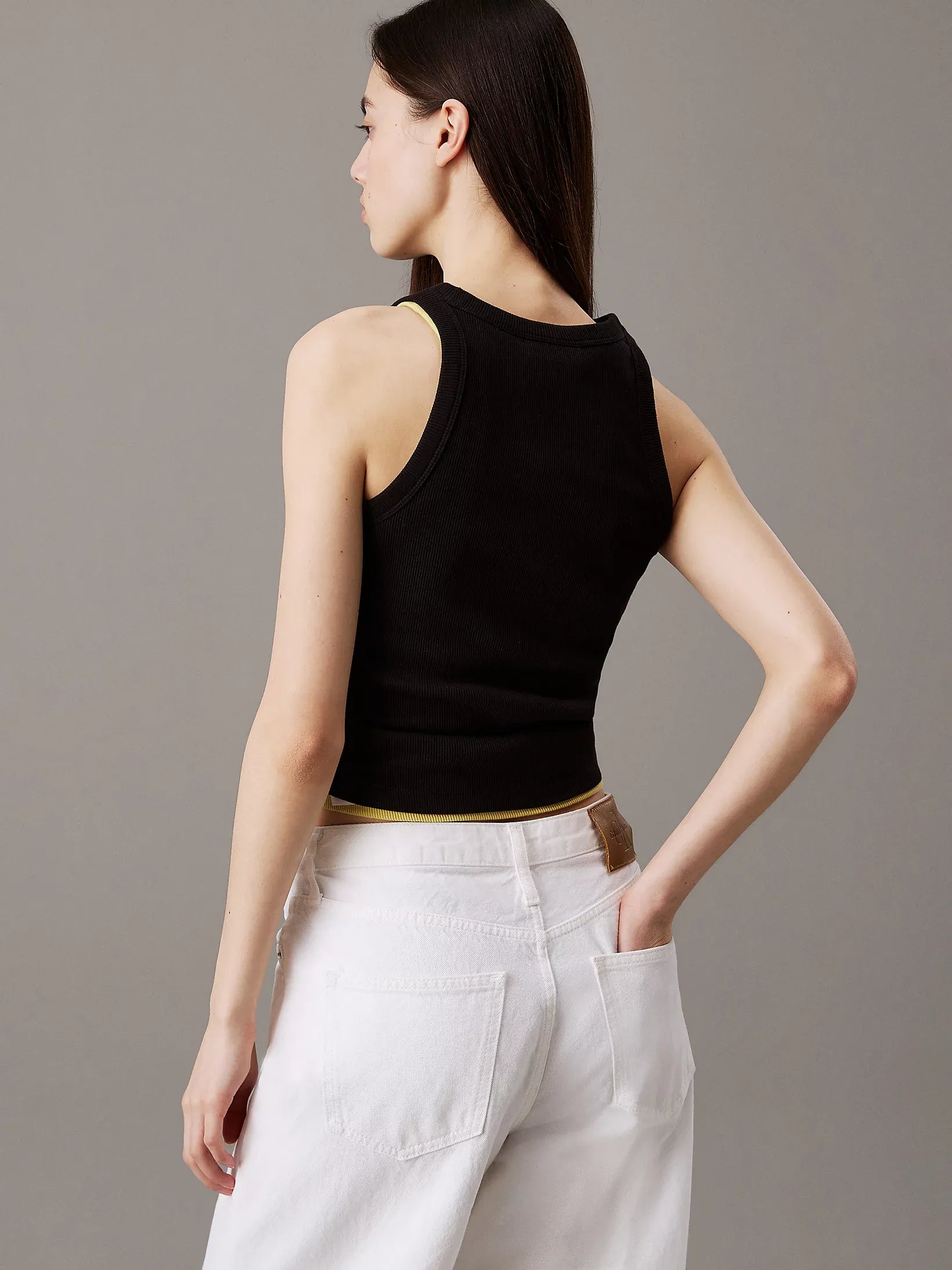 Calvin Klein Top J20j225301 Black Preto_shot2