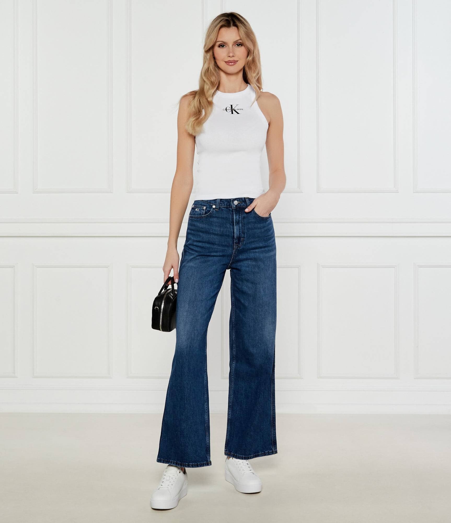 Calvin Klein Top J20j225301 White Branco_shot2