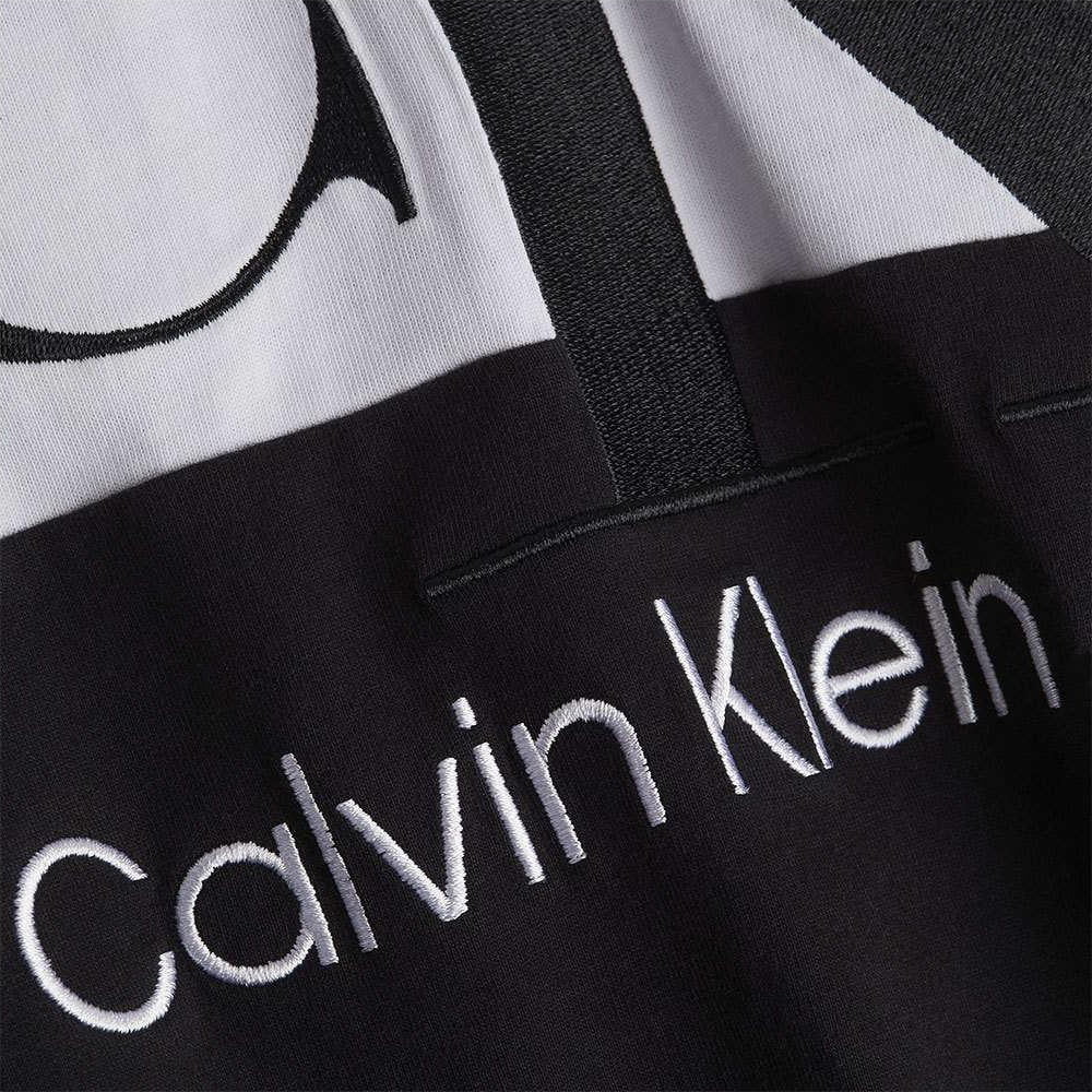 Calvin Klein Vestido Dress J20j218862 Blk White Preto Branco Shot3