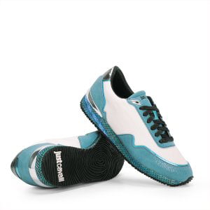 Cavalli Sapatilhas Sneakers Shoes S12ws0096 Blue White Azul Branco Shot10