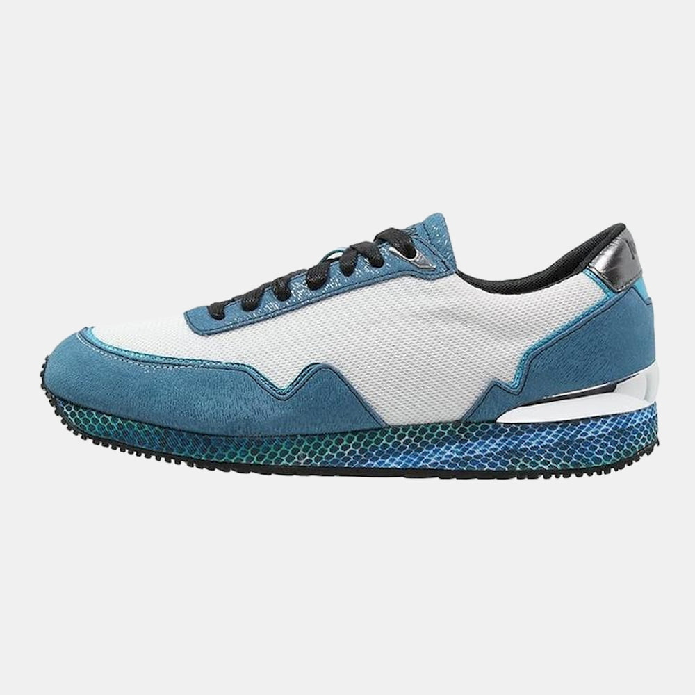 Cavalli Sapatilhas Sneakers Shoes S12ws0096 Blue White Azul Branco Shot2