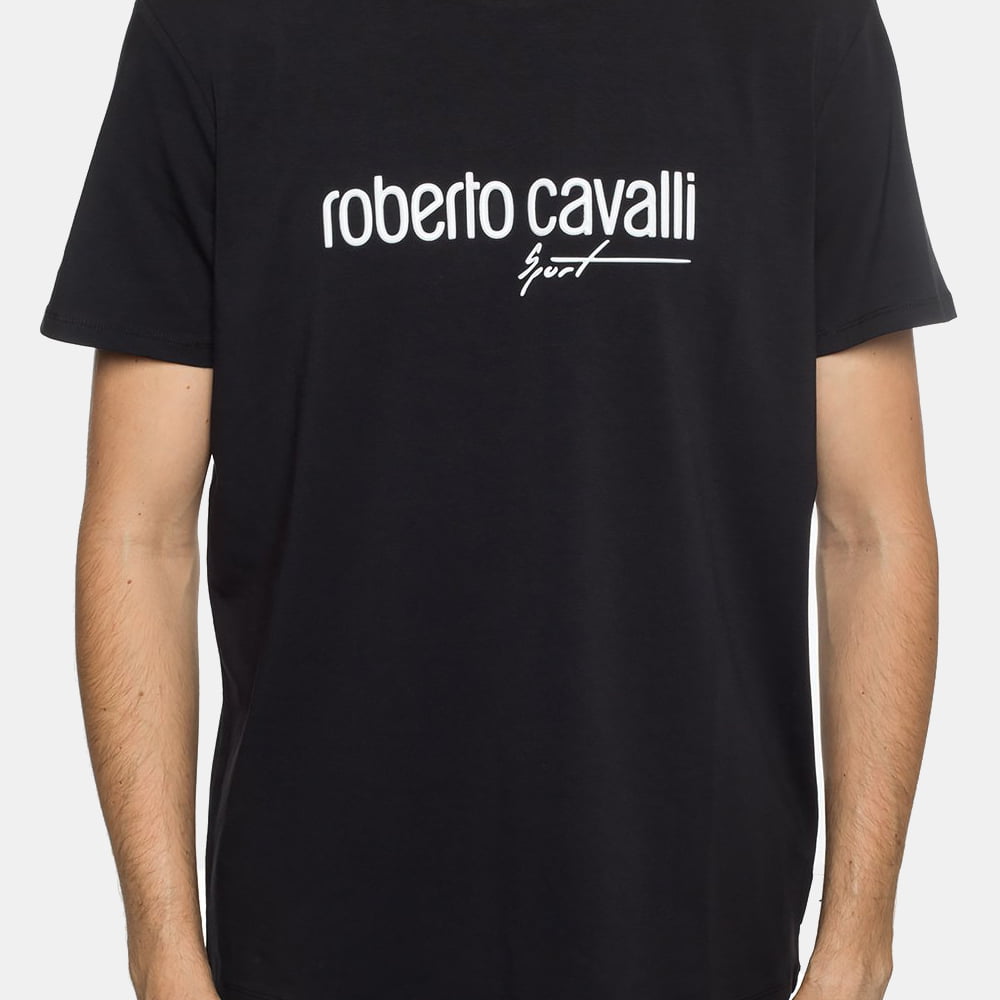 Cavalli T Shirt Jyx39t Jv025 Black Preto Shot5