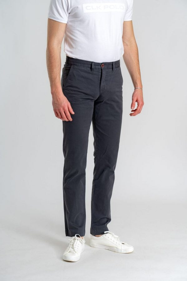 Clk Polo Calcas Trousers Clkpolo 48369 Dk.grey Cinza Escuro_shot2