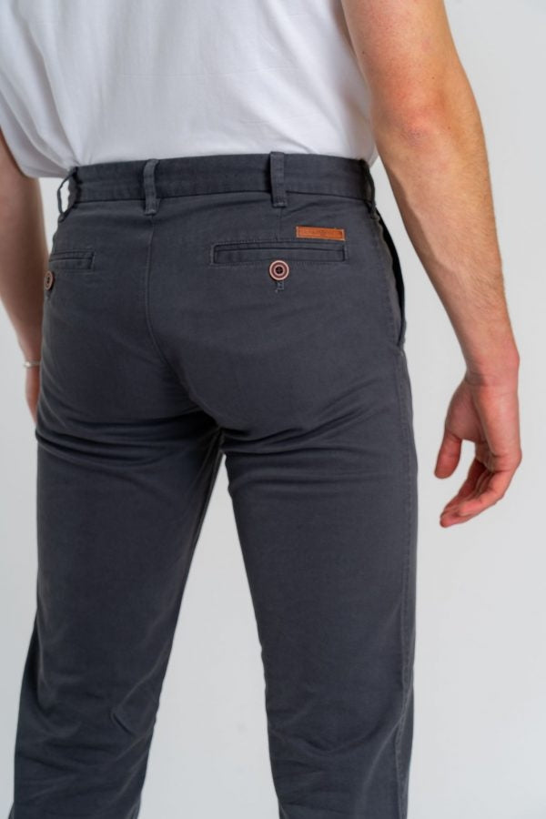 Clk Polo Calcas Trousers Clkpolo 48369 Dk.grey Cinza Escuro_shot3