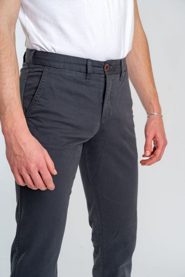 Clk Polo Calcas Trousers Clkpolo 48369 Dk.grey Cinza Escuro_shot4