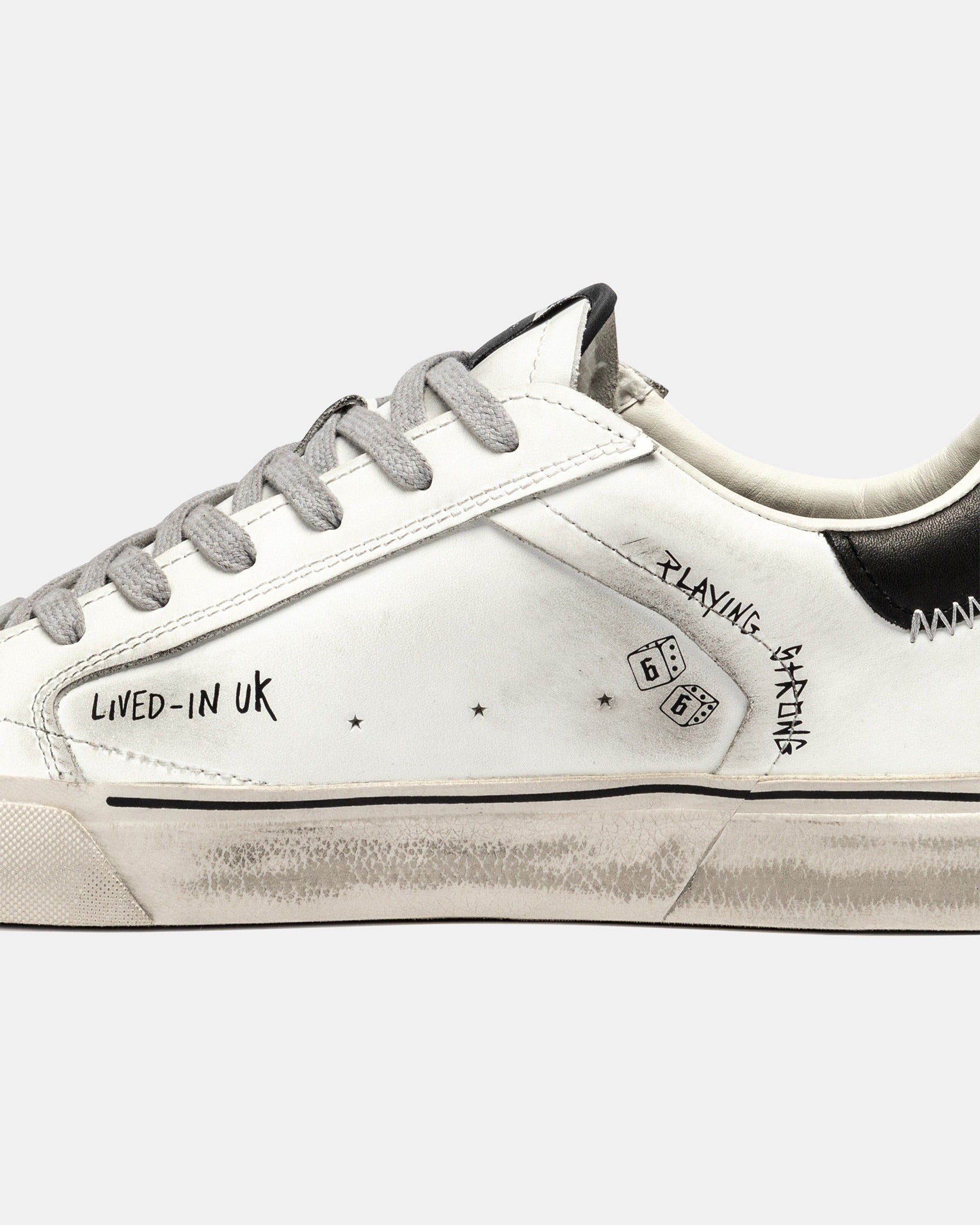 Crime London Sapatilhas Sneakers Shoes 11033aa8 Whi Black Branco Preto_shot6