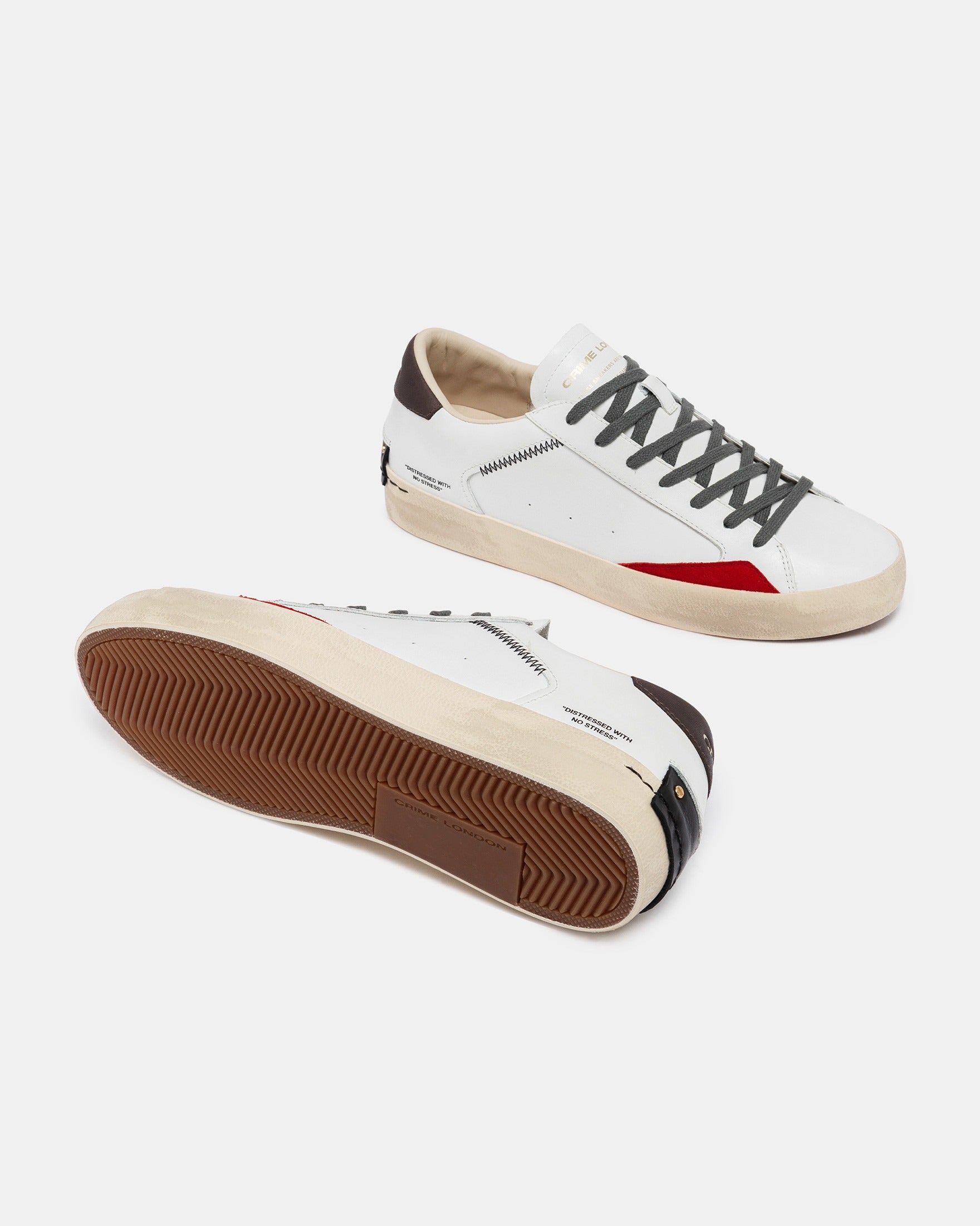 Crime London Sapatilhas Sneakers Shoes 15001aa7 White Red Branco Vermelho_shot4