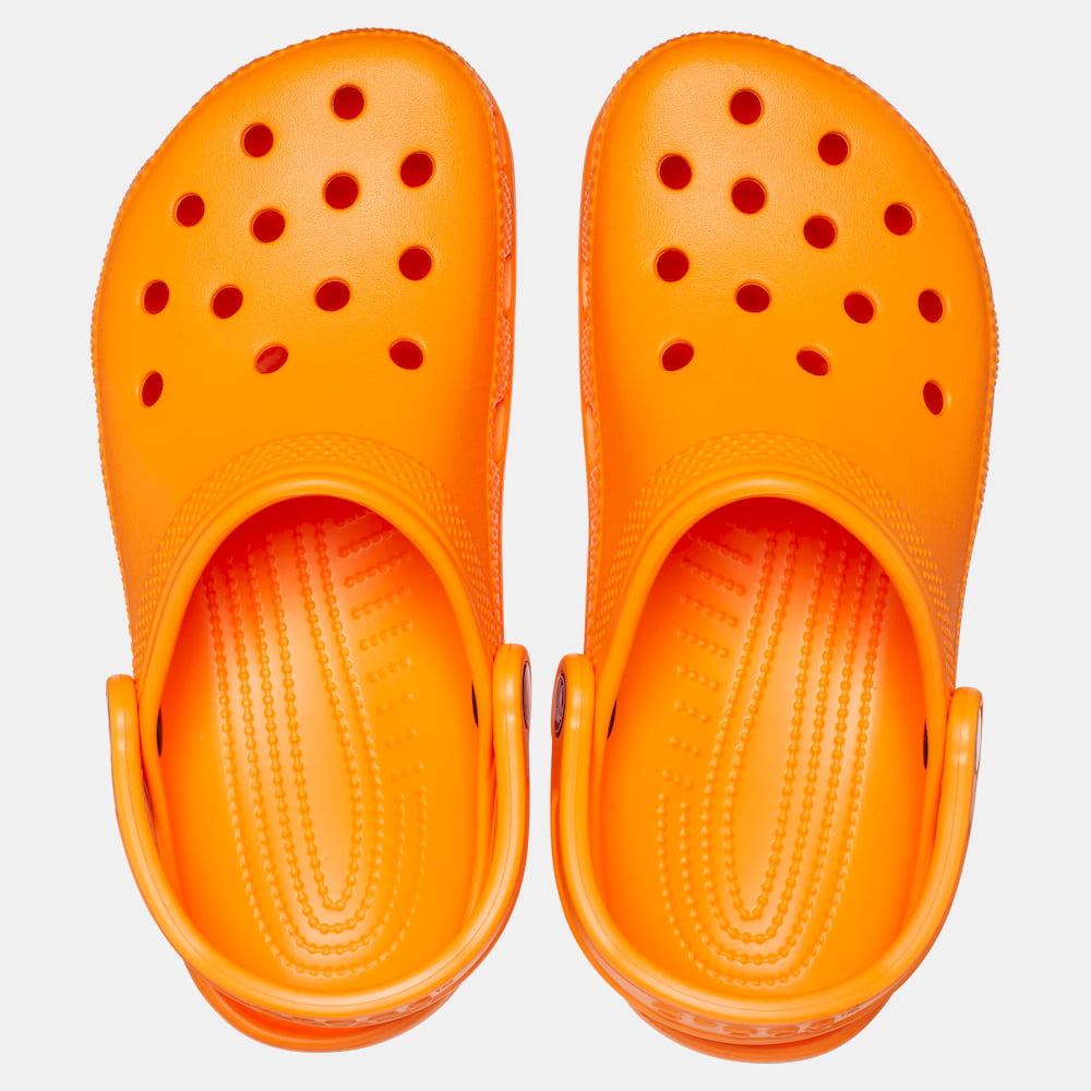 Crocs Sandálias Shoes Classickid Orange Laranja Shot1