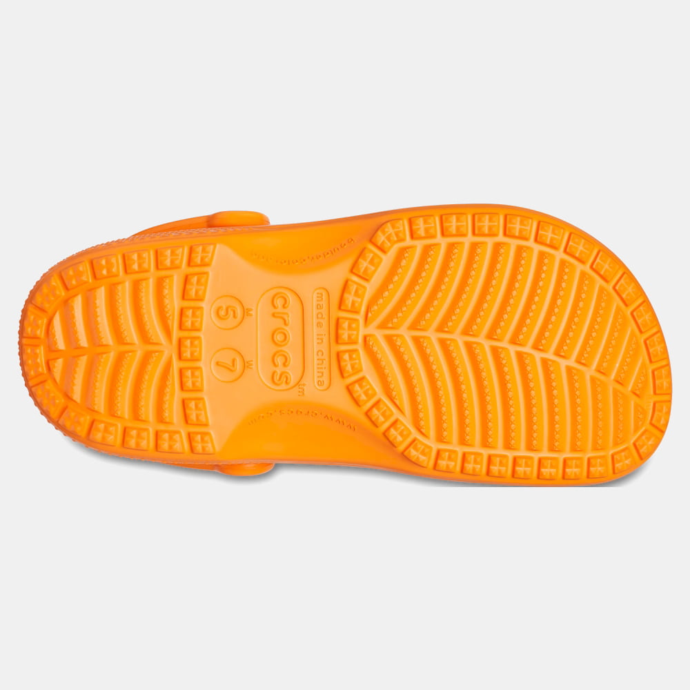 Crocs Sandálias Shoes Classickid Orange Laranja Shot2