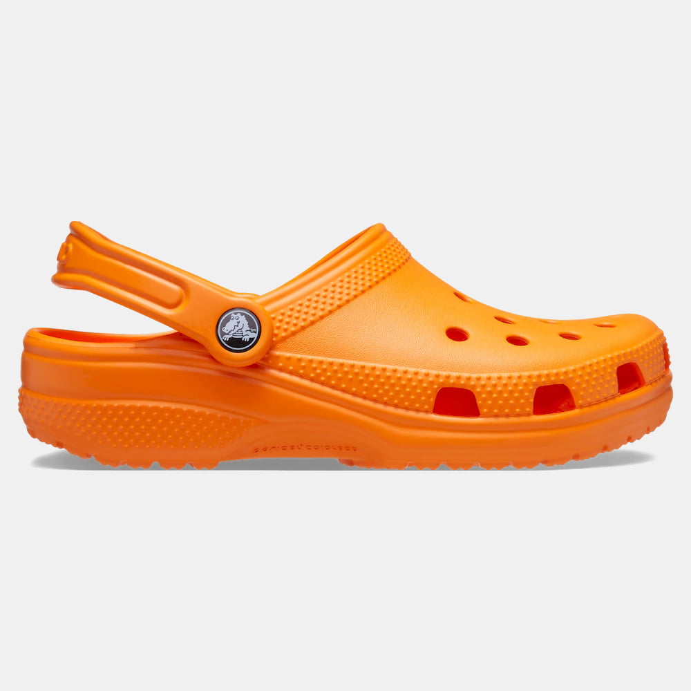 Crocs Sandálias Shoes Classickid Orange Laranja Shot3