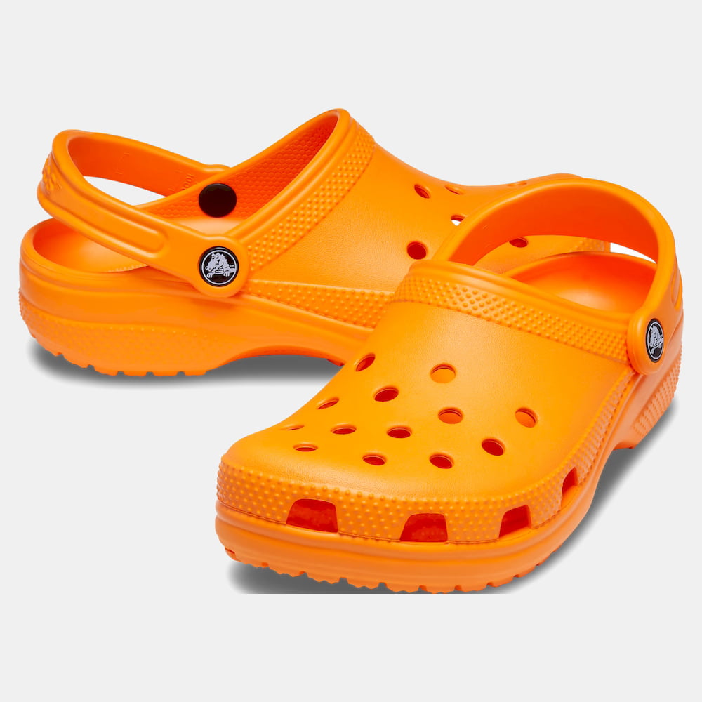 Crocs Sandálias Shoes Classickid Orange Laranja Shot4