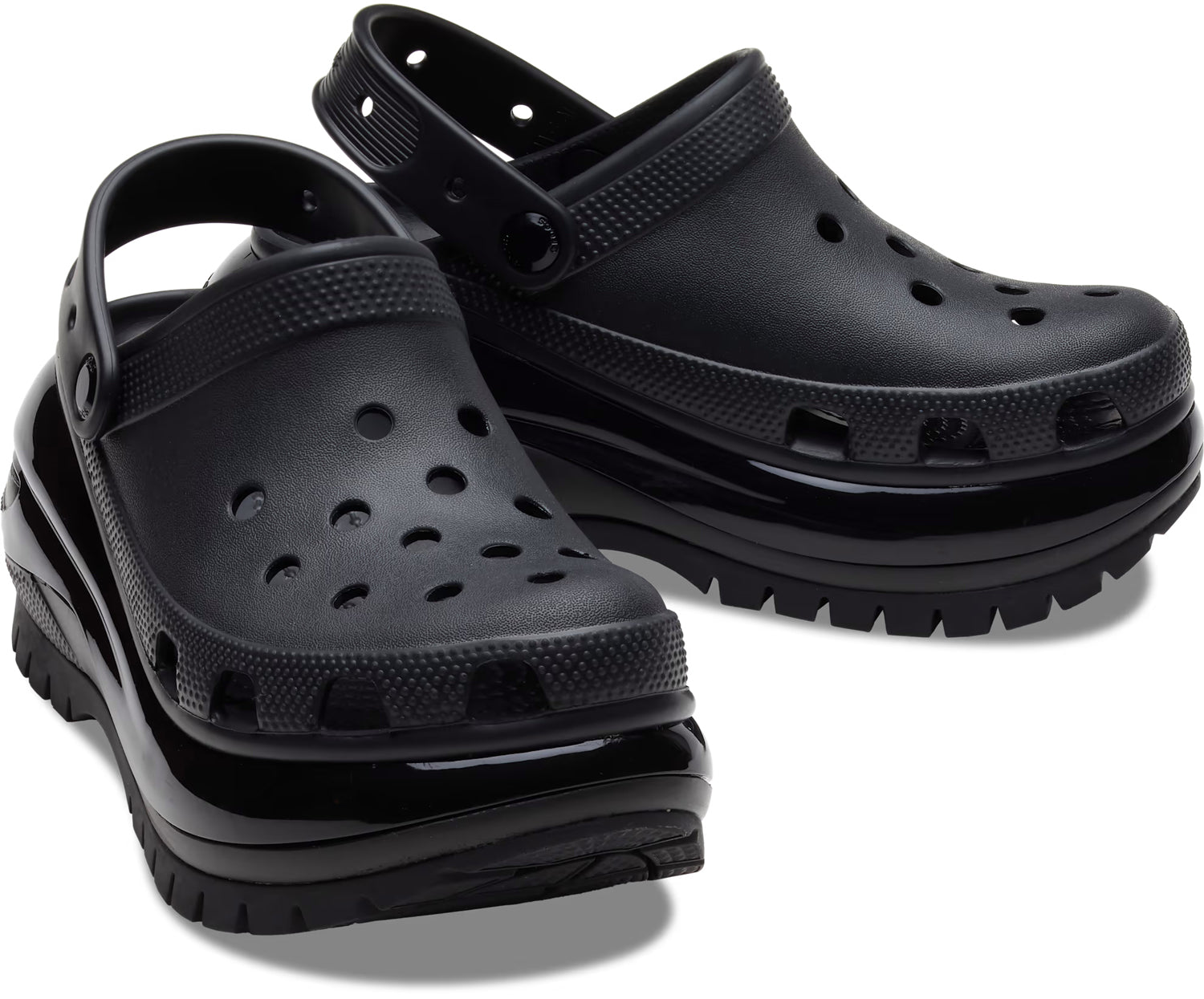 Crocs Sandálias Shoes Megacrush Black Preto_shot6