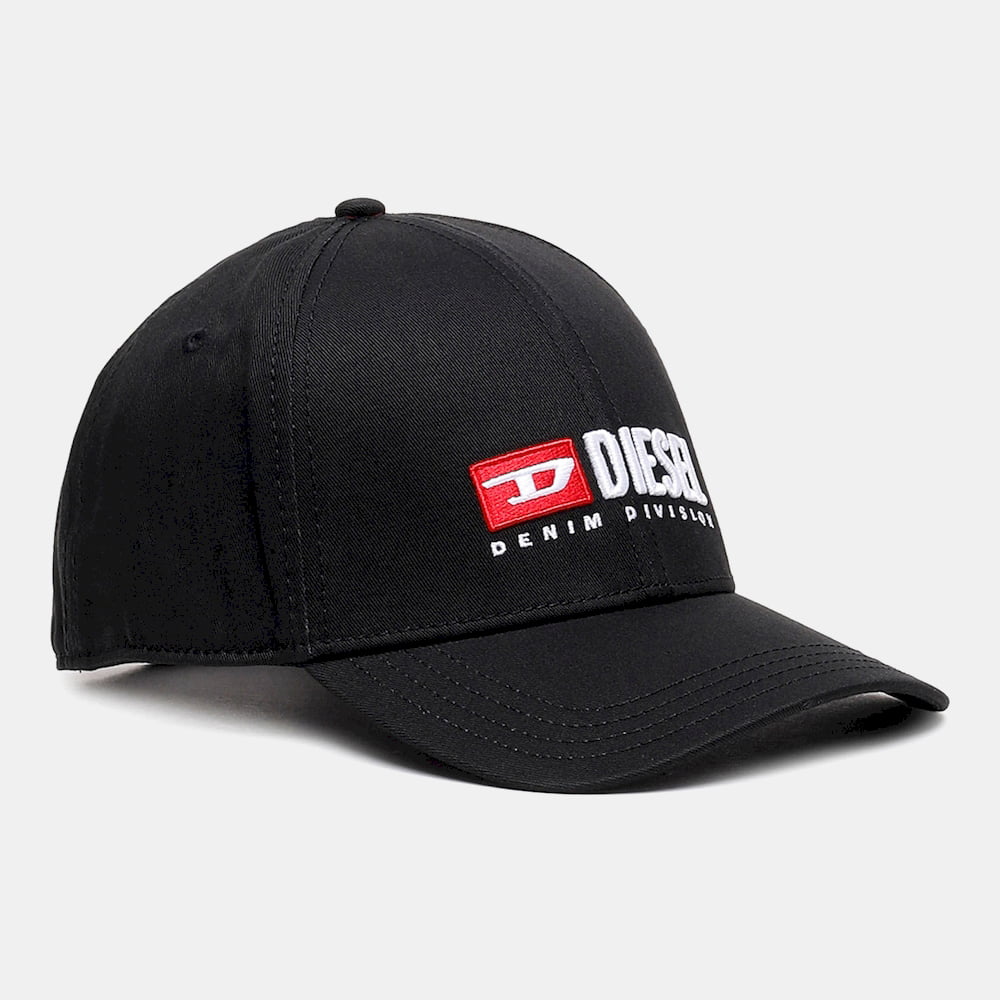 Diesel Cap Hat A03699 0jcar Black Preto Shot6