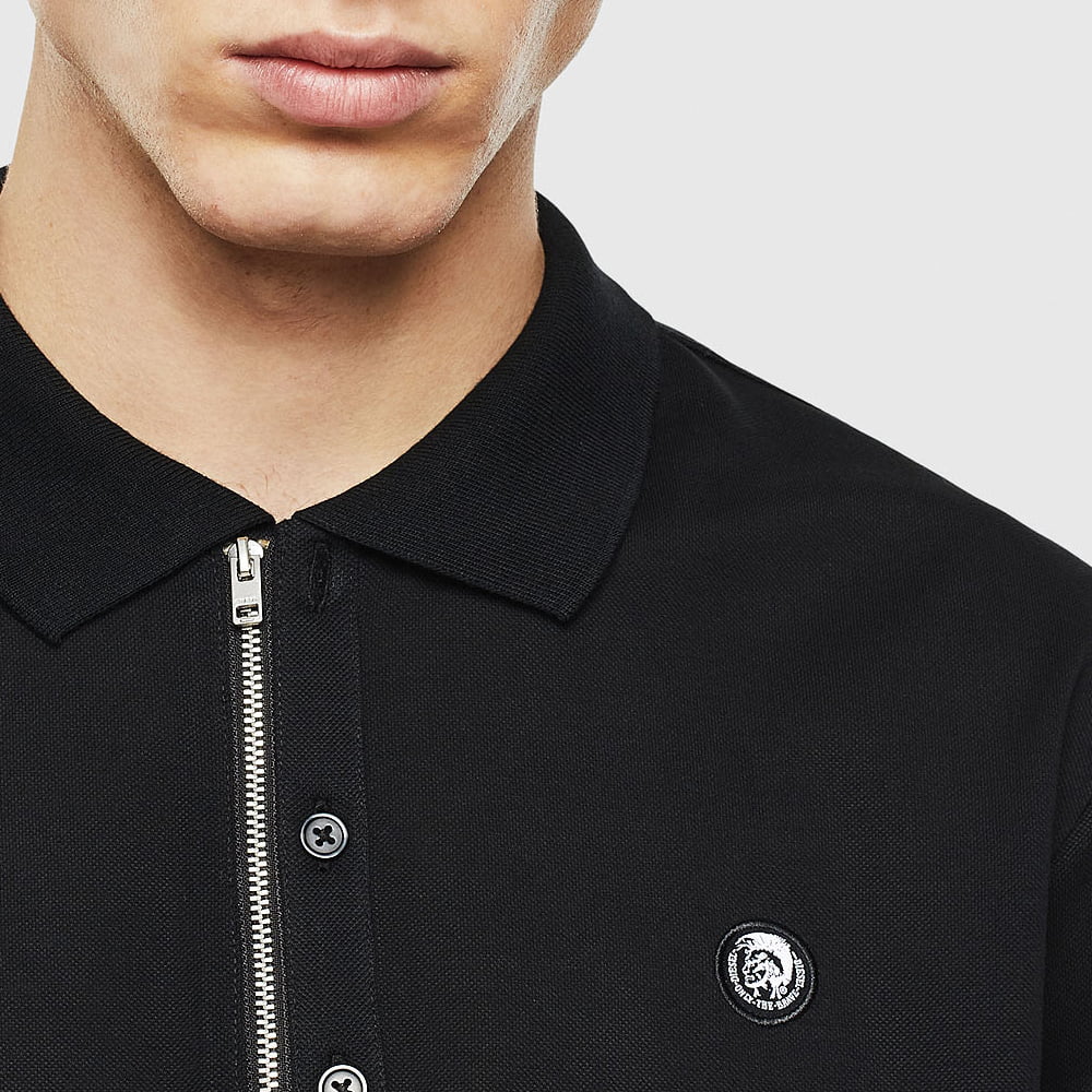 Diesel Polo 00sj6n 0cati Black Preto Shot1