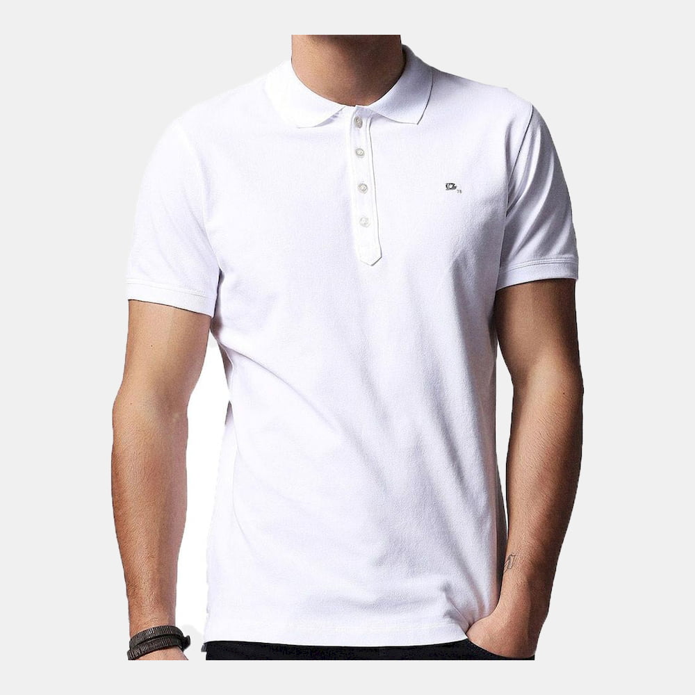 Diesel Polo 00sw2t White Branco Shot2