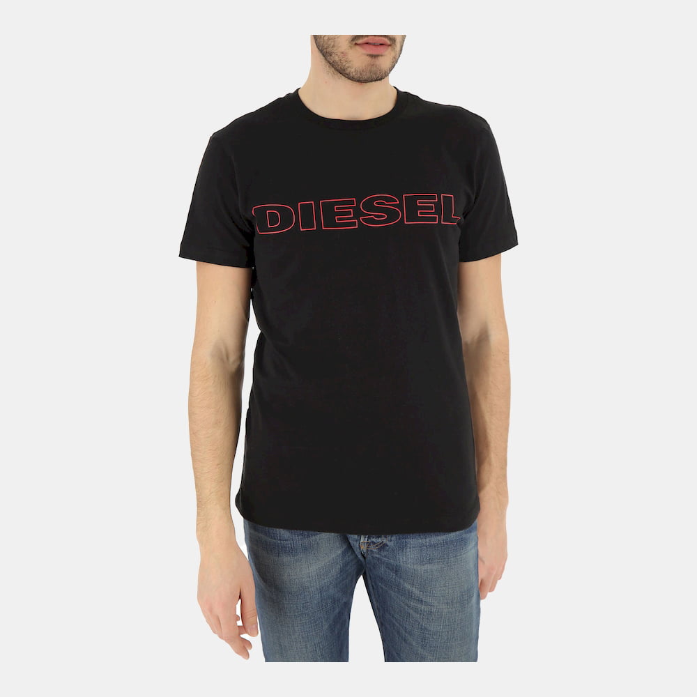 Diesel T Shirt 00cg46 0darx Black Preto Shot4