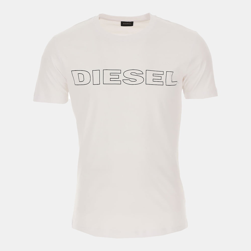 Diesel T Shirt 00cg46 0darx White Branco Shot2