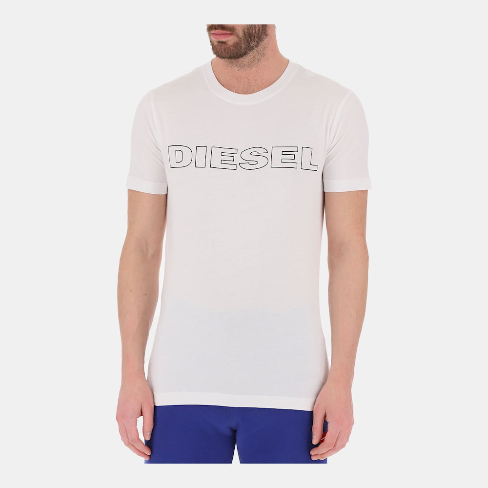 Diesel T Shirt 00cg46 0darx White Branco Shot4