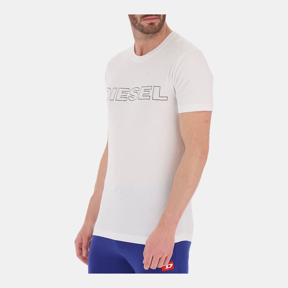 Diesel T Shirt 00cg46 0darx White Branco Shot6