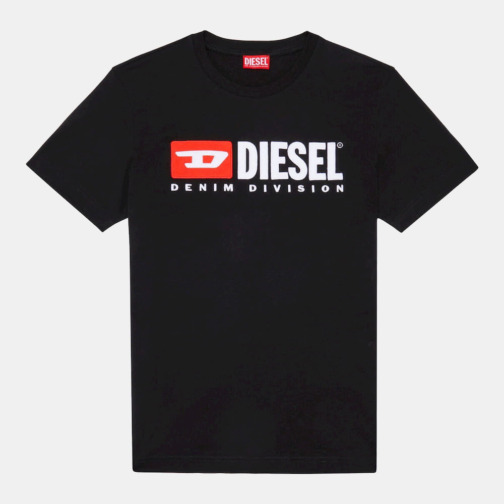 Diesel T Shirt A03766 0aaxj Black Preto Shot10