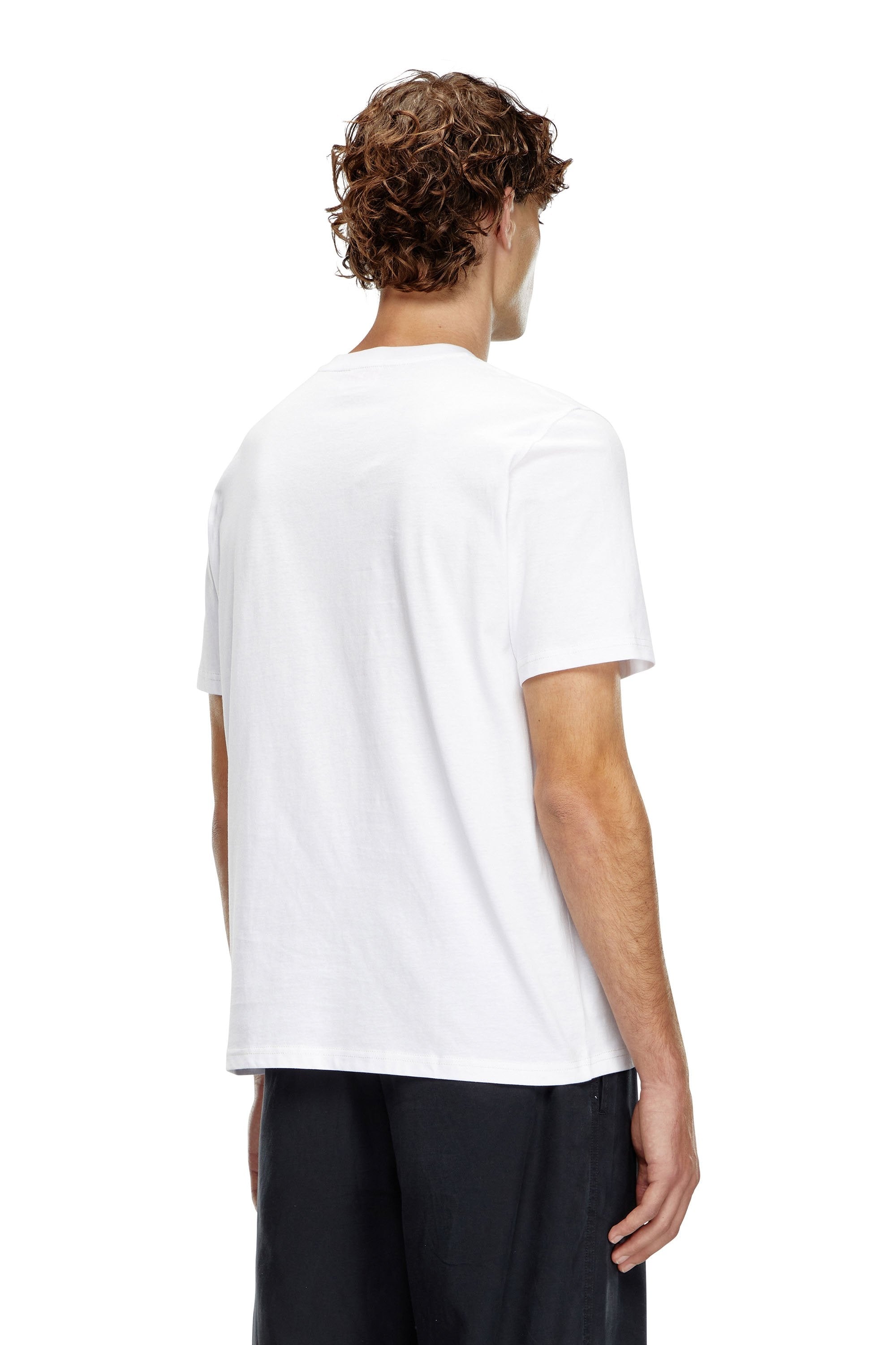 Diesel T Shirt A15025 0grai White Branco_shot2