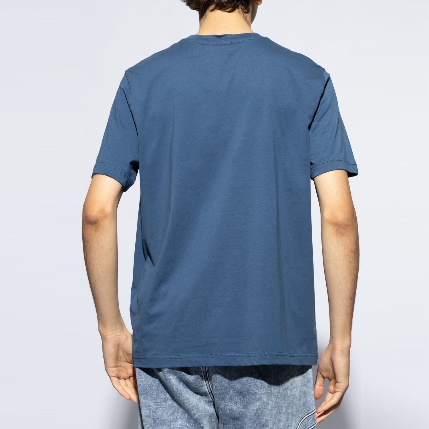 Diesel T Shirt A15398 0grai Royal Blue Azul Royal_shot1