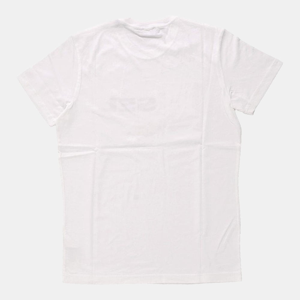 Diesel T Shirt S02x 0091b White Branco Shot6