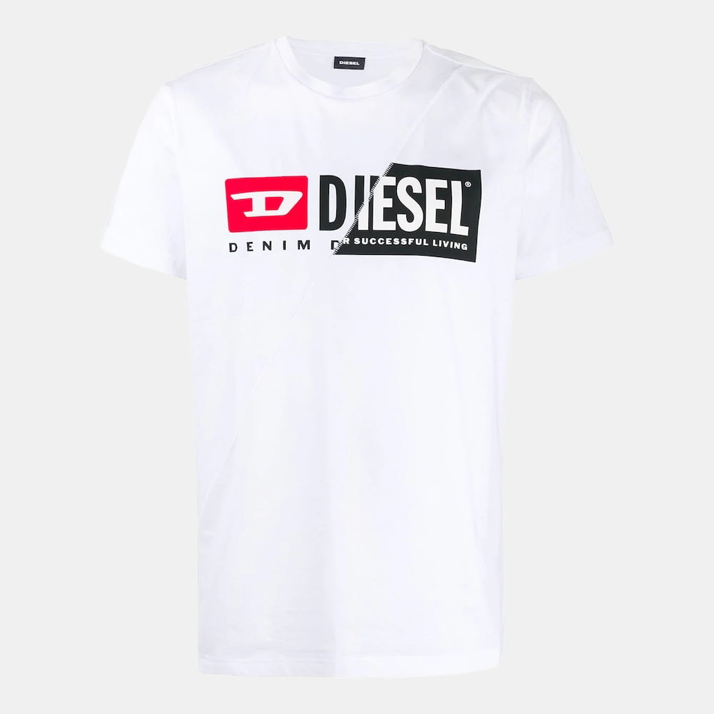 Diesel T Shirt Sdp1 0091a White Branco Shot20