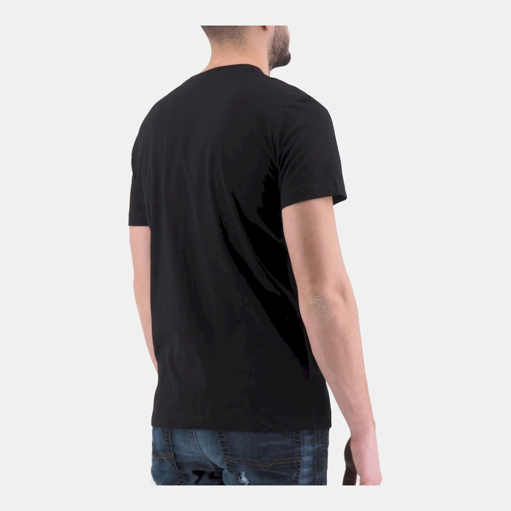 Diesel T Shirt Seeb 0basu Black Preto Shot12