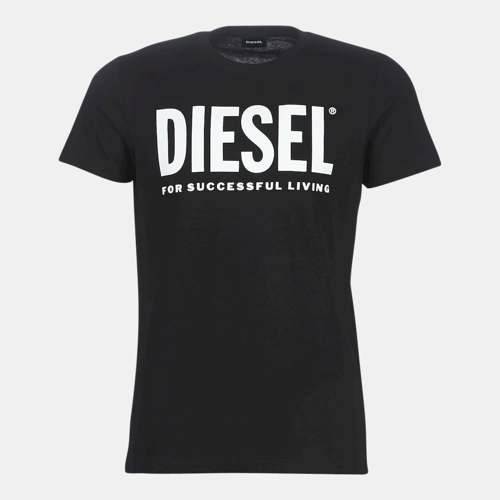 Diesel T Shirt Sxed 0aaxj Black Preto Shot2